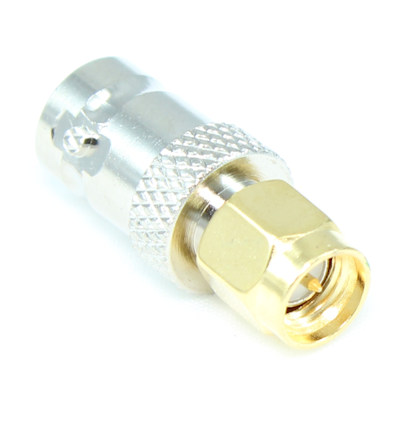 BNC Female to SMA Antenna Male Adapter, Gold Plated