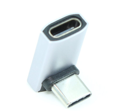 USB4 Type-C 40G/240W Male to Female Angle 90 degree Up/Down Adapter