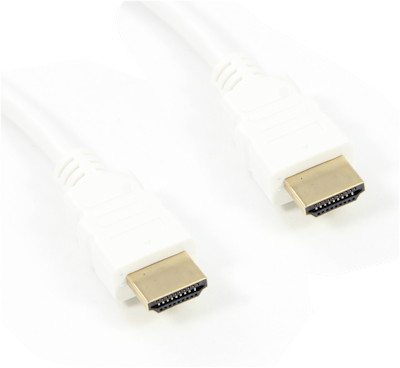 6ft High Speed 4K@60Hz HDMI Cable 18Gbps 30AWG Gold Plated, White