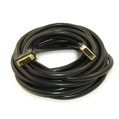 35ft DVI-D Dual Link DIGITAL (24 AWG) Male to Male Gold Plated Cable