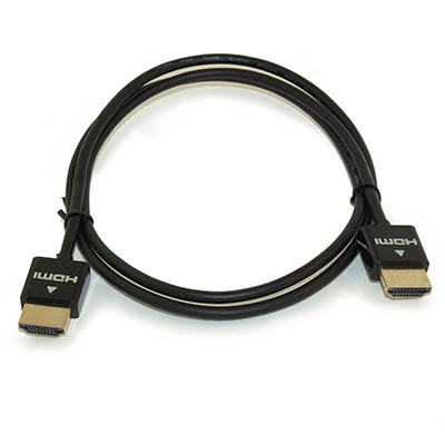 3ft Ultra-Slim HDMI Cable  36 AWG Gold Plated