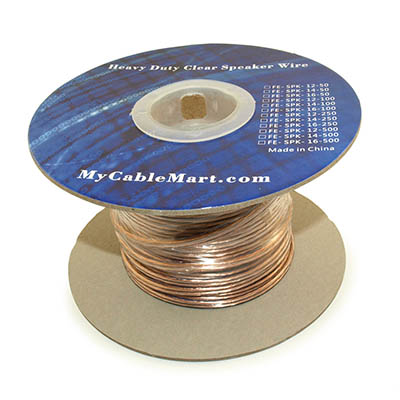 Speaker Wire, 100ft, 16AWG Copper Enhanced Loud Oxygen Free