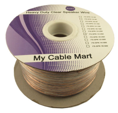 250ft Speaker Wire, 16AWG Copper Enhanced Loud Oxygen Free
