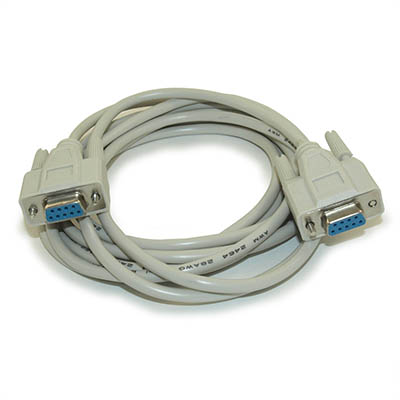10ft Serial DB9/DB9 Straight-thru RS232 Female to Female Cable 