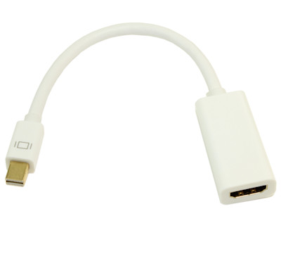 4 INCH Mini DisplayPort (Male) to HDMI (Female) Adapter Cable
