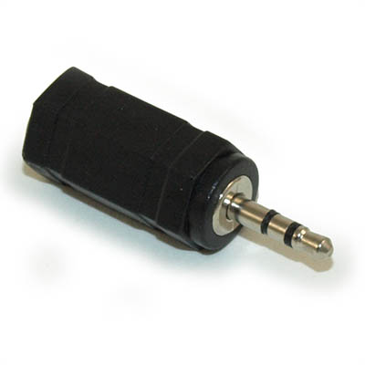 3.5mm Stereo TRS Jack (Female) to 2.5mm Stereo TRS Plug (Male) adapter