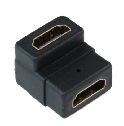 HDMI Angle Coupler (Female to Female) - 90 Degree Gold Plated