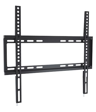 LOW PROFILE Wall Mount Bracket 32-55'' TVs to 77 lbs Black