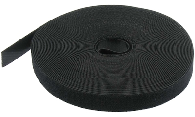 50ft Hook and Loop Strap Tape, Black