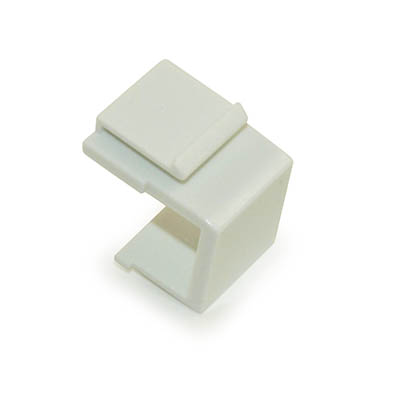 Wallplate: Keystone Jack - Blank Insert, White EACH