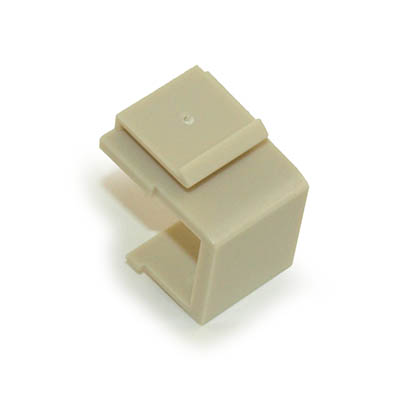 Wallplate: Keystone Jack - Blank Insert, Ivory EACH