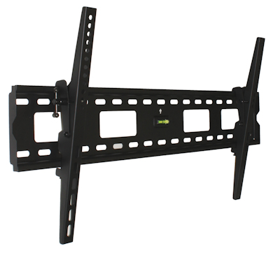 TILT ONLY Wall Mount Bracket 42-80'' TVs to 165lbs HEAVY DUTY, Black