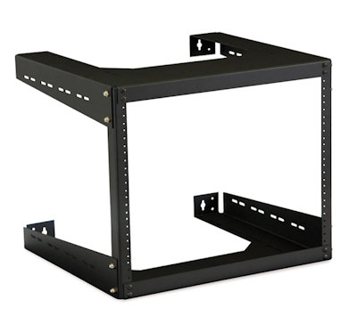 8U Deep Open Frame Wall Rack