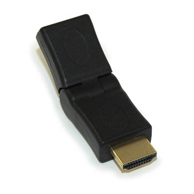 HDMI Male to Female SWIVEL Adapter Gold Plated
