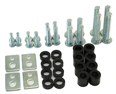 TV Mount Universal Hardware Kit (M5/M6/M8 Bolts, Spacers and Spacer Plates)