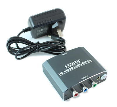 HDMI to Component Video (YPbPr) with Left/Right Audio Converter