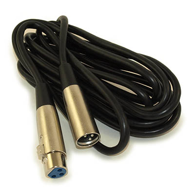 6Ft XLR 3P Male / Female Microphone / Audio Mixer Cable