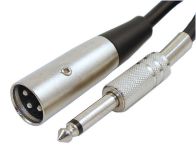 25Ft XLR 3P Male to 1/4