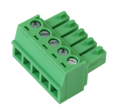 3.81mm Pitch 5 Position Euro / Phoenix(TM) PCB Terminal Block Connector