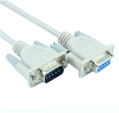 3ft Serial Cable, DB9/DB9 RS232 Male to Female EXTENSION Cable