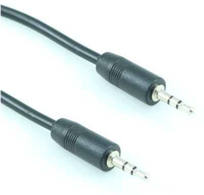 10 INCH SLIM 2.5mm Mini Stereo TRS Plug Male/Male Cable, Black