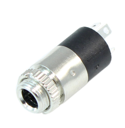3.5mm TRS Stereo (or MONO) Panel Mount Connector, Shielded
