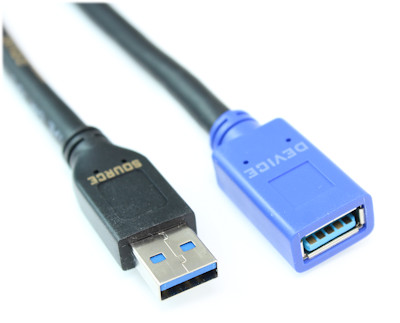 50ft **PLENUM** USB 3.2 Gen 1 5Gbps Type A Male to Female EXTENSION Cable 